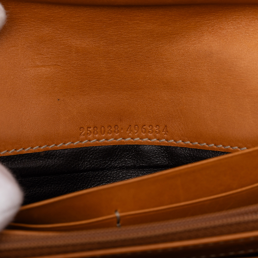 Pre-Loved Gucci GG Canvas Web Continental Wallet - Picture 6 of 8